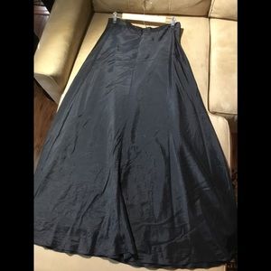 Black taffeta Tea length party skirt!